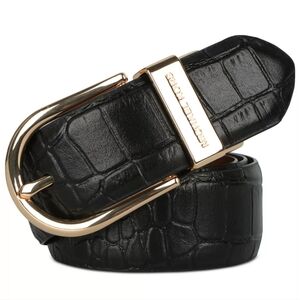 Michael Kors woman leather black belt